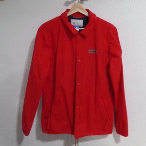 Columbia  Red Portland Windbreaker Jacket